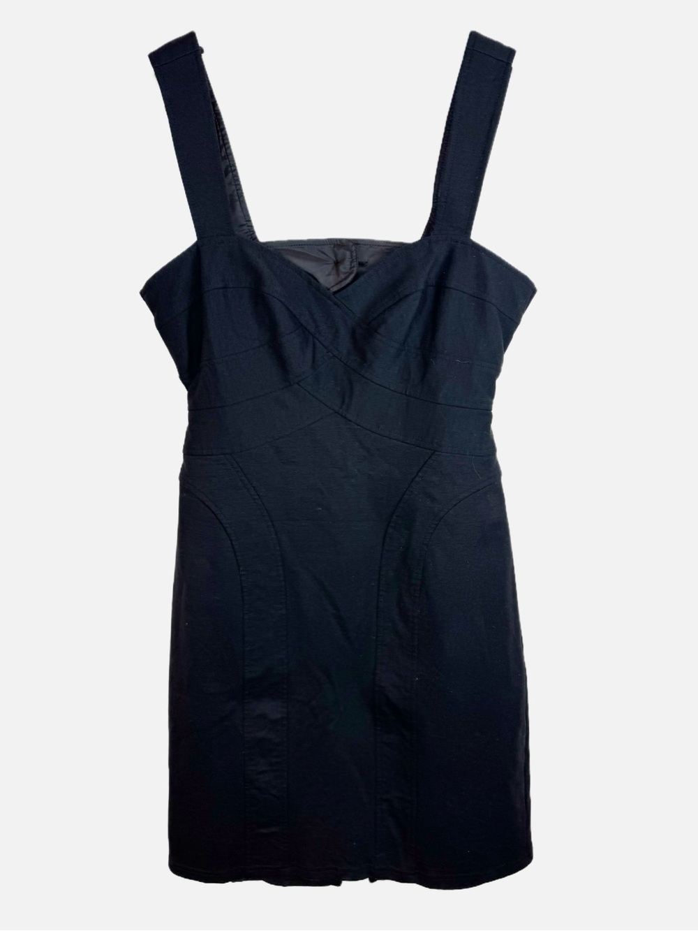 Nanette Lepore | Black Dress with Keyhole Opening in Back, 8